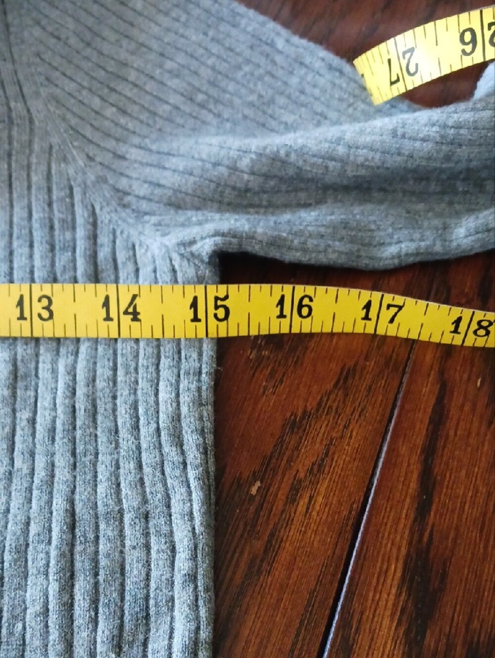 a new day Gray Ribbed Button-Front Collared Top - Picture 10 of 11